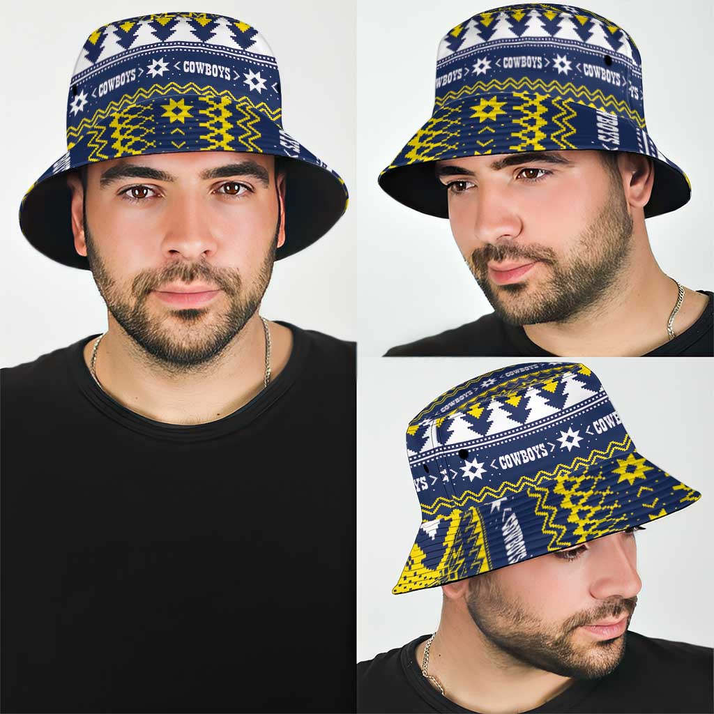 Merry Queensland Cowboys Bucket Hat Christmas Rugby League Spirit - Aussie Hoodie