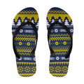 Merry Queensland Cowboys Flip Flops Christmas Rugby League Spirit - Aussie Hoodie