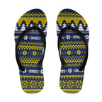 Merry Queensland Cowboys Flip Flops Christmas Rugby League Spirit - Aussie Hoodie