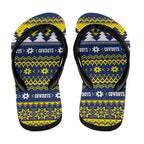 Merry Queensland Cowboys Flip Flops Christmas Rugby League Spirit - Aussie Hoodie