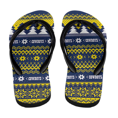Merry Queensland Cowboys Flip Flops Christmas Rugby League Spirit - Aussie Hoodie