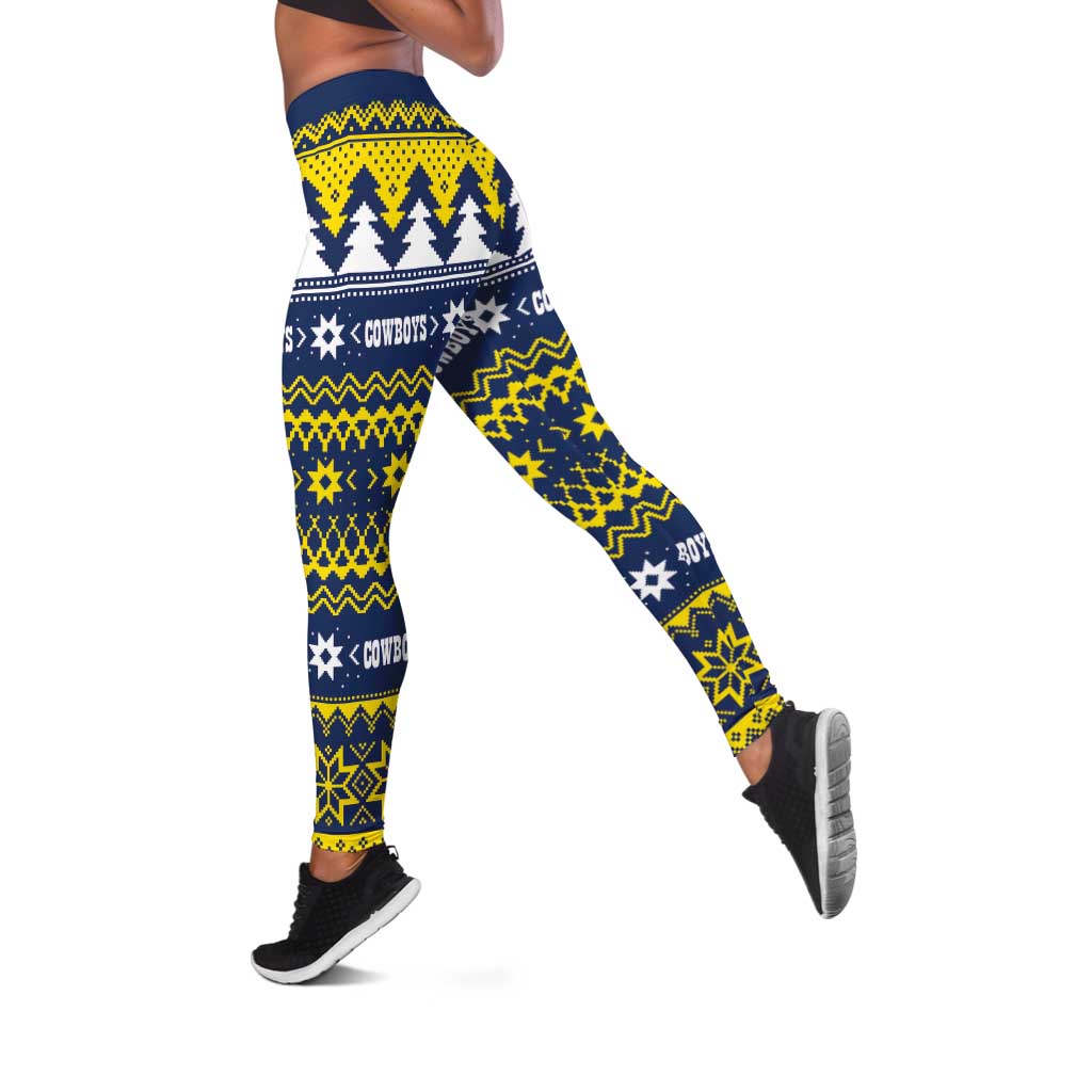 Merry Queensland Cowboys Leggings Christmas Rugby League Spirit - Aussie Hoodie