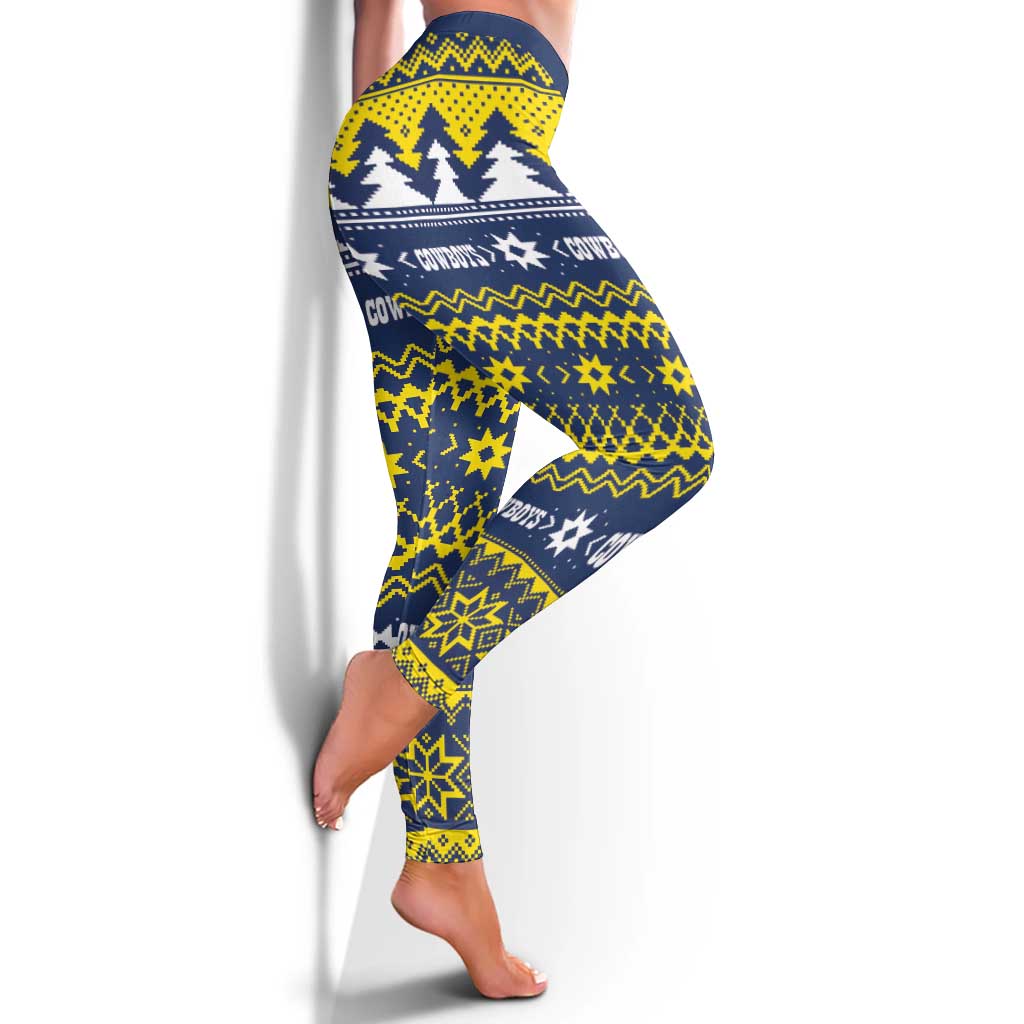 Merry Queensland Cowboys Leggings Christmas Rugby League Spirit - Aussie Hoodie