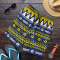 Merry Queensland Cowboys Shorts for Men Christmas Rugby League Spirit - Aussie Hoodie
