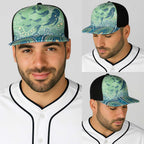 NAIDOC Week 2025 Baseball Net Cap Pastel Ocean Aboriginal Art - Aussie Hoodie