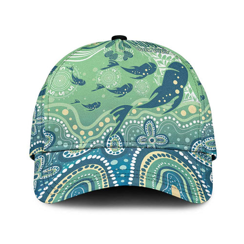NAIDOC Week 2025 Classic Cap Pastel Ocean Aboriginal Art - Aussie Hoodie