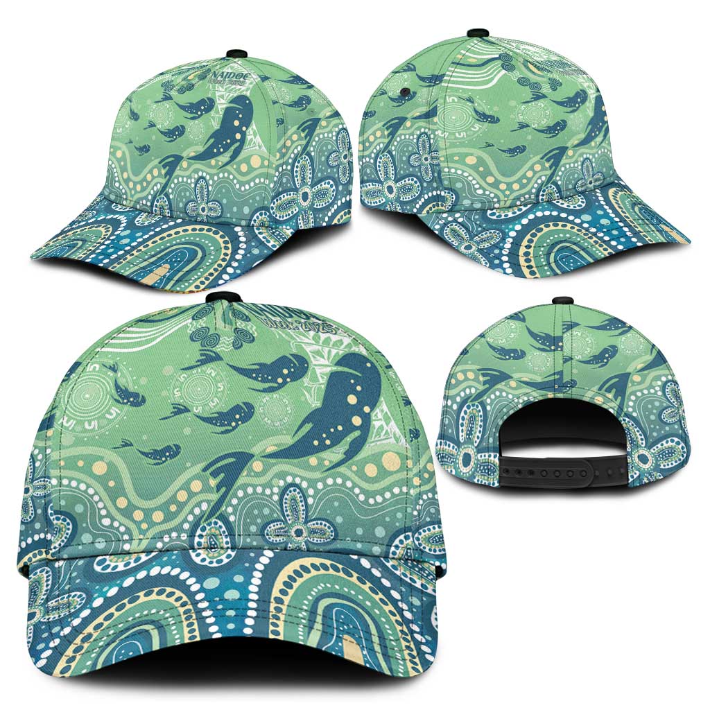NAIDOC Week 2025 Classic Cap Pastel Ocean Aboriginal Art - Aussie Hoodie