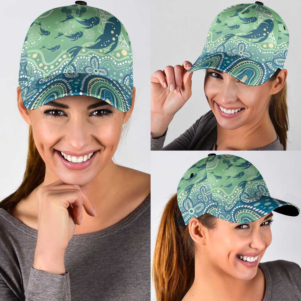NAIDOC Week 2025 Classic Cap Pastel Ocean Aboriginal Art - Aussie Hoodie