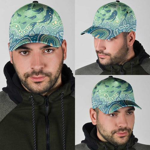 NAIDOC Week 2025 Classic Cap Pastel Ocean Aboriginal Art - Aussie Hoodie