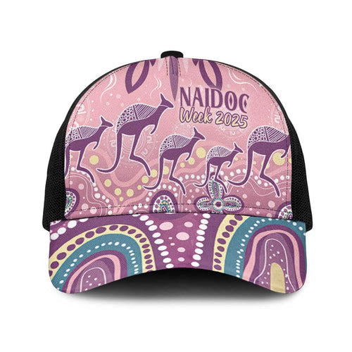 NAIDOC Week 2025 Indigenous Baseball Net Cap Pastel Dream - Aussie Hoodie