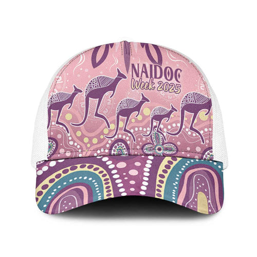 NAIDOC Week 2025 Indigenous Baseball Net Cap Pastel Dream - Aussie Hoodie