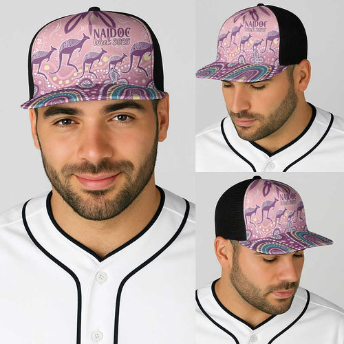 NAIDOC Week 2025 Indigenous Baseball Net Cap Pastel Dream - Aussie Hoodie
