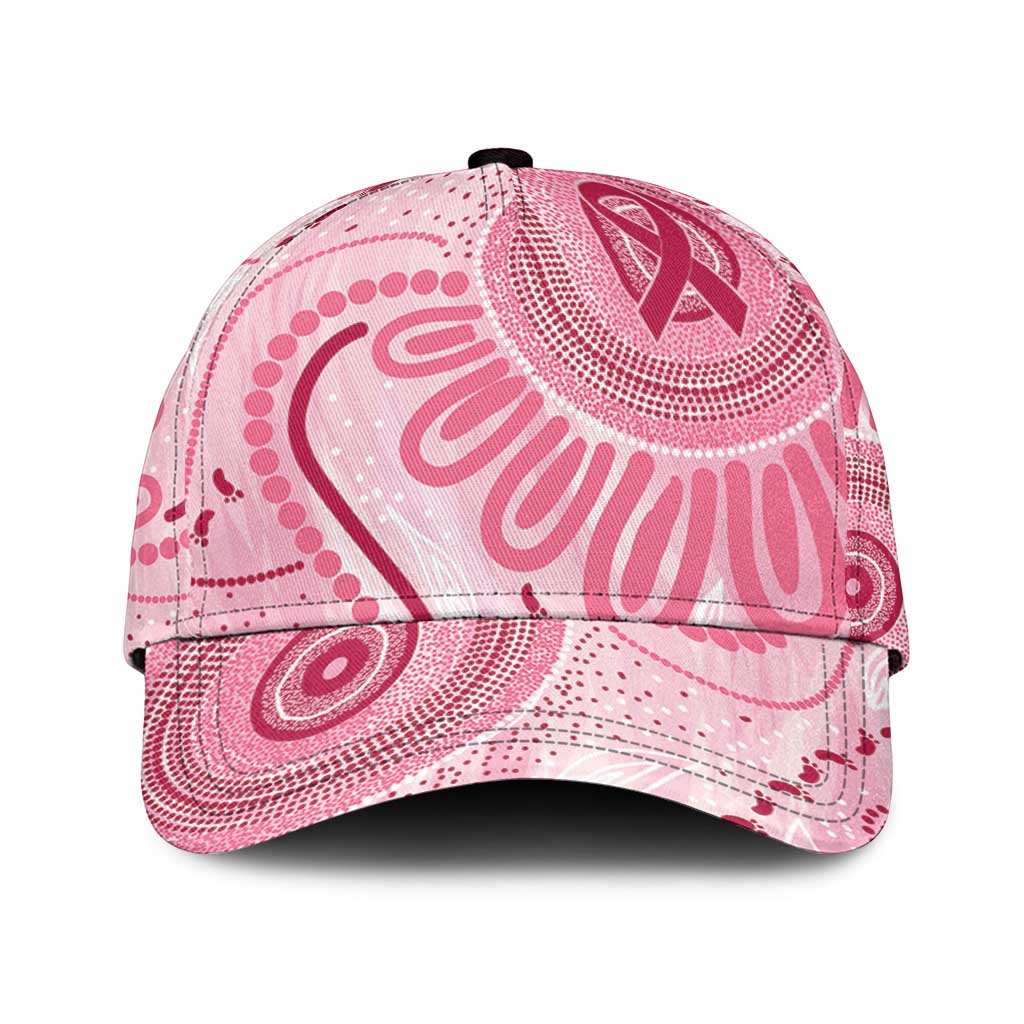 NAIDOC Week 2025 Indigenous Classic Cap Breast Cancer Pink Ribbon - Aussie Hoodie
