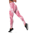 NAIDOC Week 2025 Indigenous Leggings Breast Cancer Pink Ribbon - Aussie Hoodie