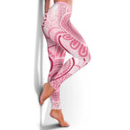 NAIDOC Week 2025 Indigenous Leggings Breast Cancer Pink Ribbon - Aussie Hoodie