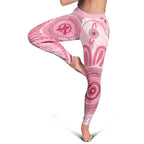 NAIDOC Week 2025 Indigenous Leggings Breast Cancer Pink Ribbon - Aussie Hoodie