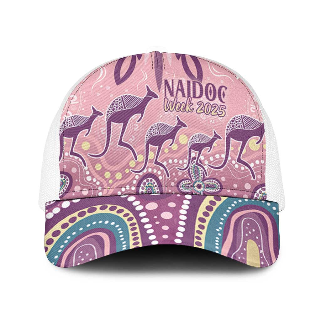 NAIDOC Week 2025 Indigenous Mesh Trucker Cap Pastel Dream - Aussie Hoodie