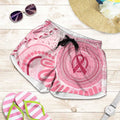 NAIDOC Week 2025 Indigenous Shorts for Women Breast Cancer Pink Ribbon - Aussie Hoodie