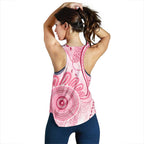 NAIDOC Week 2025 Indigenous Women Racerback Tank Breast Cancer Pink Ribbon - Aussie Hoodie