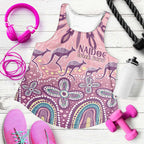 NAIDOC Week 2025 Indigenous Women Racerback Tank Pastel Dream - Aussie Hoodie