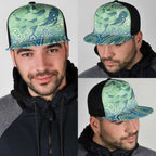 NAIDOC Week 2025 Mesh Trucker Cap Pastel Ocean Aboriginal Art - Aussie Hoodie