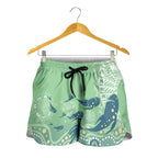NAIDOC Week 2025 Shorts for Women Pastel Ocean Aboriginal Art - Aussie Hoodie