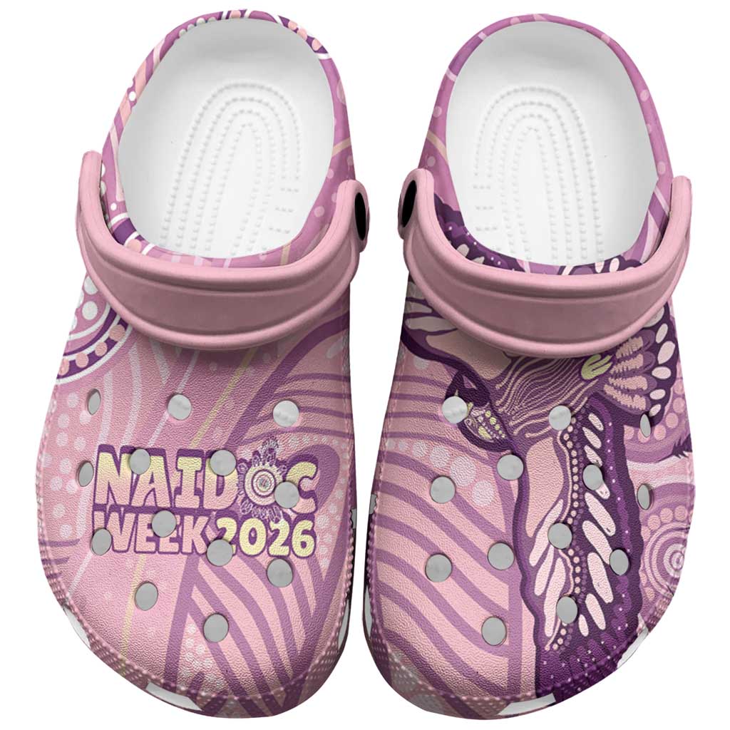 NAIDOC Week - 50 Years Deadly Clogs Shoes Pastel Wings