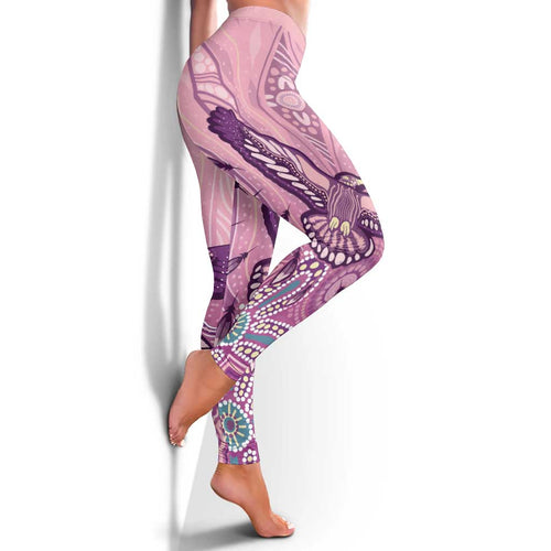 NAIDOC Week - 50 Years Deadly Leggings Pastel Wings