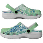 NAIDOC Week - 50 Years Deadly Torres Strait Clogs Shoes Pastel Waves