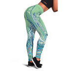 NAIDOC Week - 50 Years Deadly Torres Strait Leggings Pastel Waves