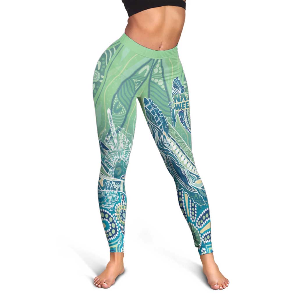 NAIDOC Week - 50 Years Deadly Torres Strait Leggings Pastel Waves