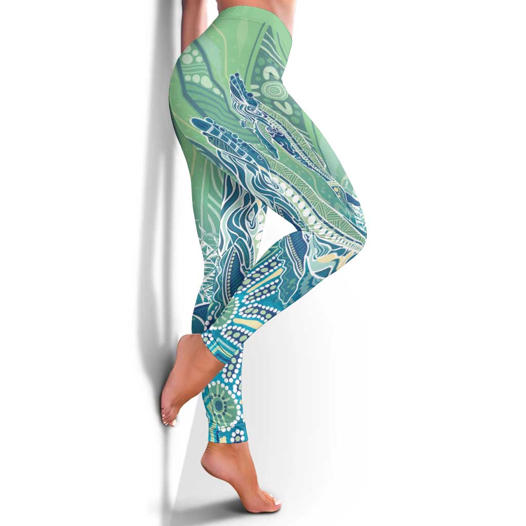 NAIDOC Week - 50 Years Deadly Torres Strait Leggings Pastel Waves