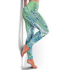 NAIDOC Week - 50 Years Deadly Torres Strait Leggings Pastel Waves