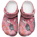 NAIDOC Week Aussie Indigenous Clogs Shoes Aboriginal Galah Bird Contemporary Art