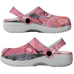 NAIDOC Week Aussie Indigenous Clogs Shoes Aboriginal Galah Bird Contemporary Art