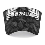 New Zealand 2026 Football Sun Visor Cap Aotearoa Fern Maori Pattern