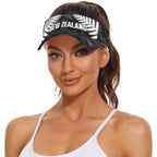 New Zealand 2026 Football Sun Visor Cap Aotearoa Fern Maori Pattern