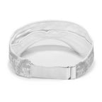 New Zealand 2026 Football Sun Visor Cap Aotearoa Kia Kaha Silver Fern White