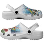 New Zealand and Australia Merry Christmas Clogs Shoes Kiwi Birds Skiing and Koala Santa Riding Kangaroo