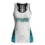 New Zealand Aotearoa Hollow Tank Top Green Maori Papua Shell Indigenous - Aussie Hoodie