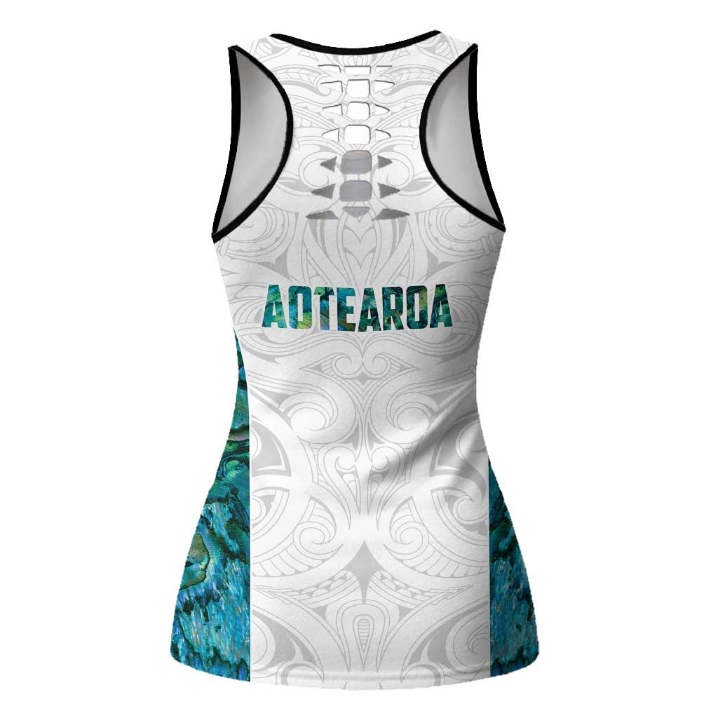 New Zealand Aotearoa Hollow Tank Top Green Maori Papua Shell Indigenous - Aussie Hoodie