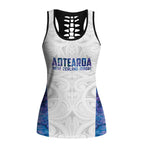 New Zealand Aotearoa Hollow Tank Top Purple Maori Papua Shell Indigenous - Aussie Hoodie