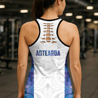 New Zealand Aotearoa Hollow Tank Top Purple Maori Papua Shell Indigenous - Aussie Hoodie