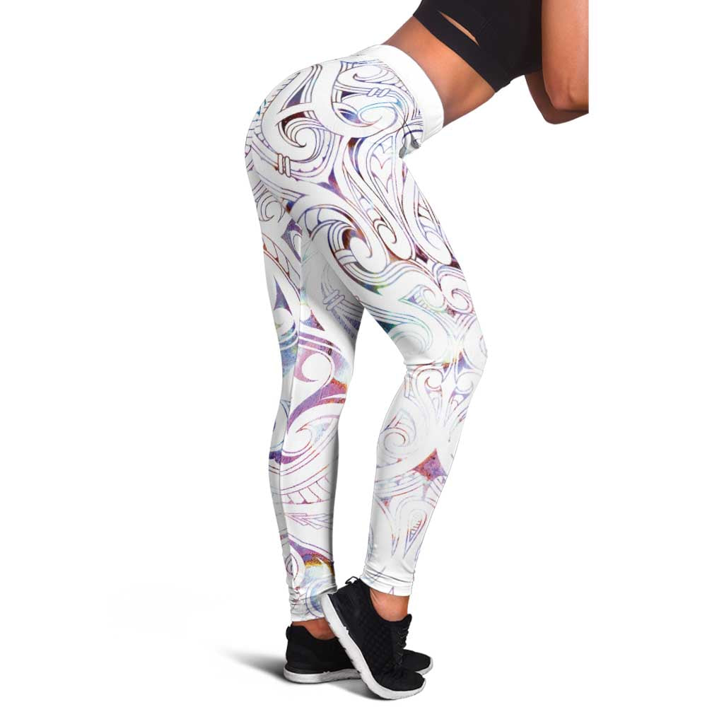 New Zealand Aotearoa Leggings Pink Maori Papua Shell Indigenous - Aussie Hoodie