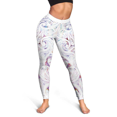 New Zealand Aotearoa Leggings Pink Maori Papua Shell Indigenous - Aussie Hoodie