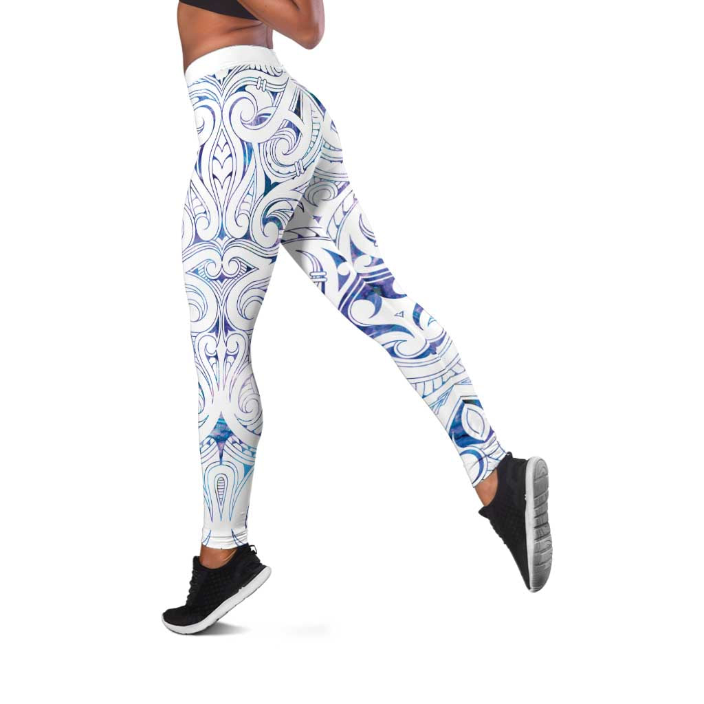 New Zealand Aotearoa Leggings Purple Maori Papua Shell Indigenous - Aussie Hoodie