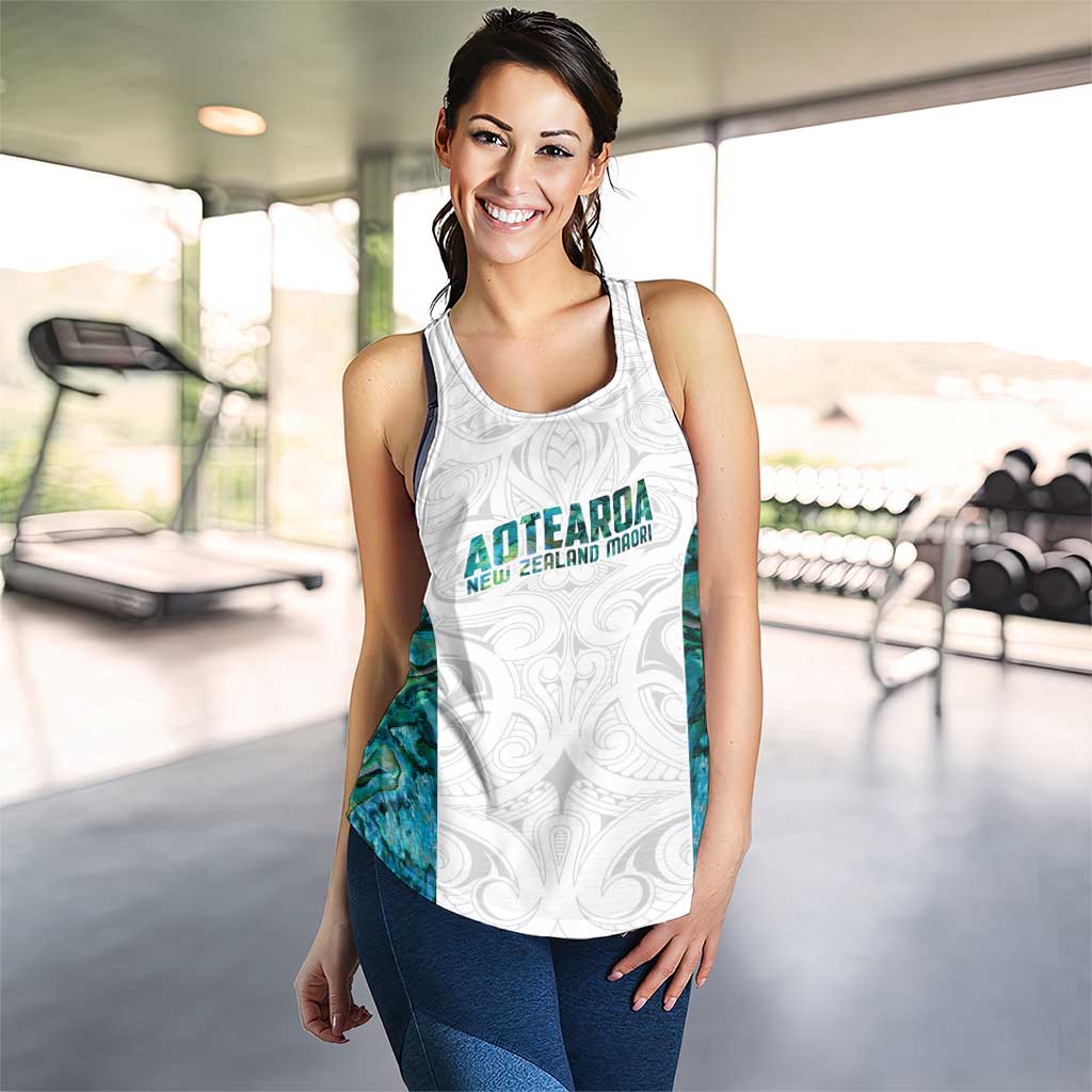 New Zealand Aotearoa Women Racerback Tank Green Maori Papua Shell Indigenous - Aussie Hoodie