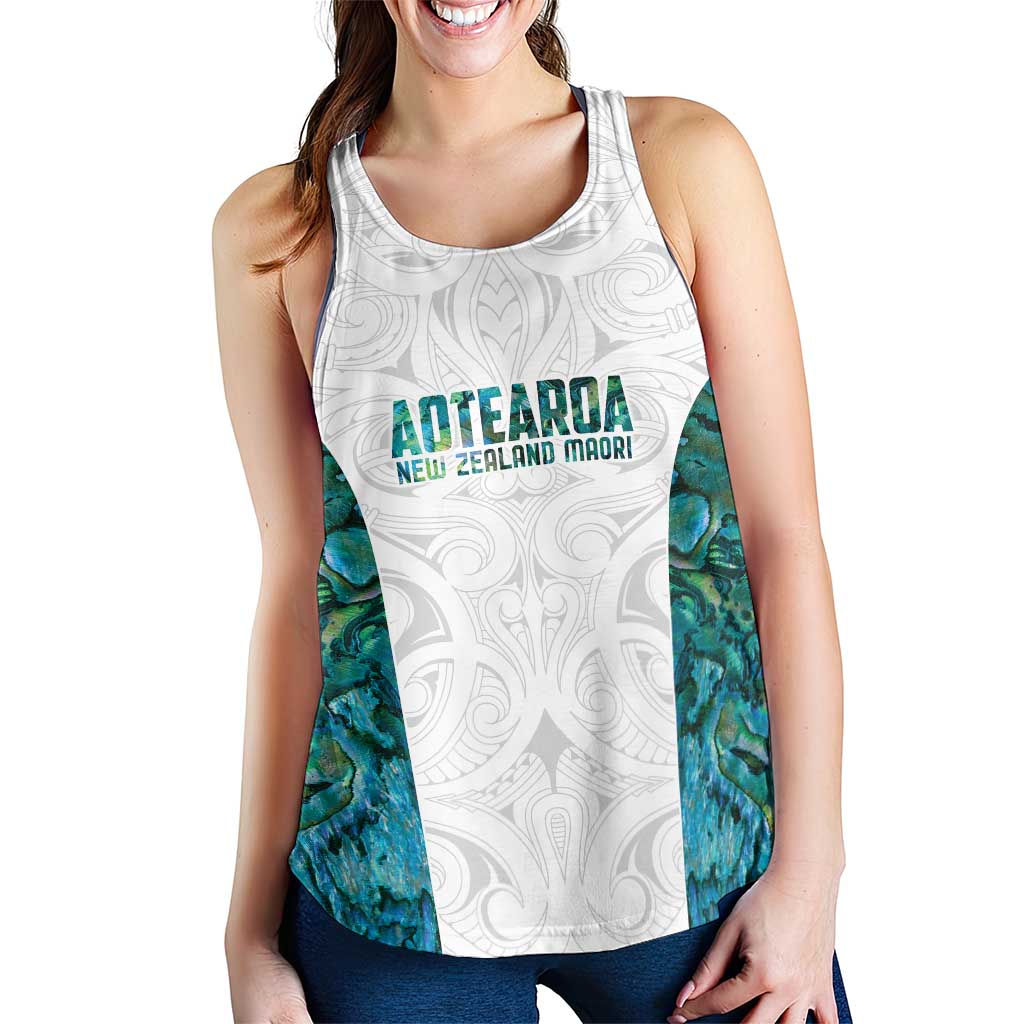 New Zealand Aotearoa Women Racerback Tank Green Maori Papua Shell Indigenous - Aussie Hoodie