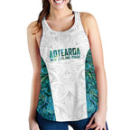 New Zealand Aotearoa Women Racerback Tank Green Maori Papua Shell Indigenous - Aussie Hoodie
