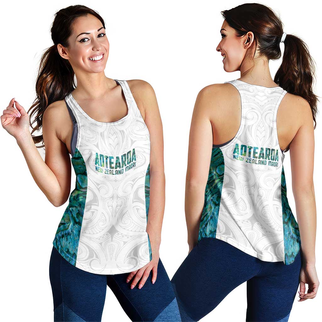 New Zealand Aotearoa Women Racerback Tank Green Maori Papua Shell Indigenous - Aussie Hoodie